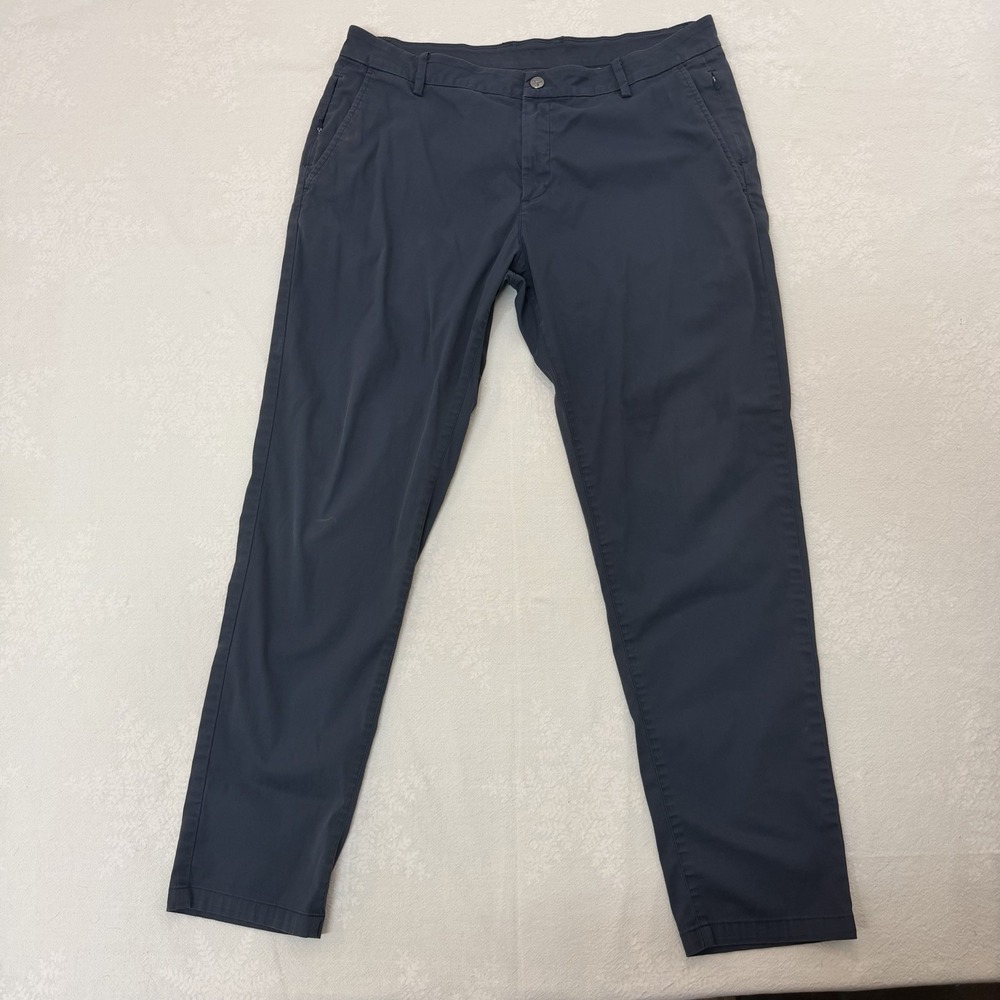 Bird Dogs Boom For Your Boomstick Pants Mens 36x32 Gray Chino Golf Performance